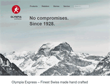 Tablet Screenshot of olympia-express.ch